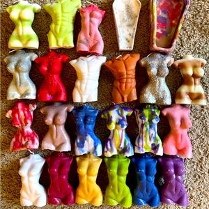 Torso wax candles!